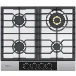 ESTUFA EMPOTRABLE DRIJA LAZIO60 A GAS DE 60CM CON 4 QUEMADORES